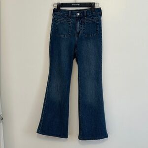 J. Crew Dark Blue Flare Jeans